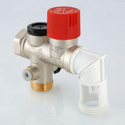 Группа безопасности бойлера Valtec 1/2" с сифоном VT.461.N.04