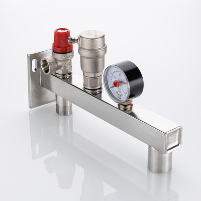 Группа безопасности Valtec из нержавеющей стали консольная VT.495.SS.03