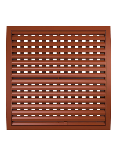 3535РРПН терр, Решетка наружная ASA вентиляционная регулируемая 350х350, терракотовая