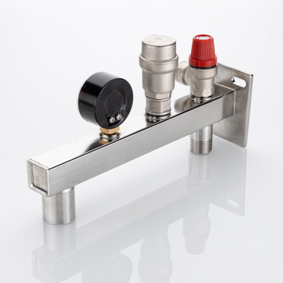 Группа безопасности Valtec из нержавеющей стали консольная VT.495.SS.03