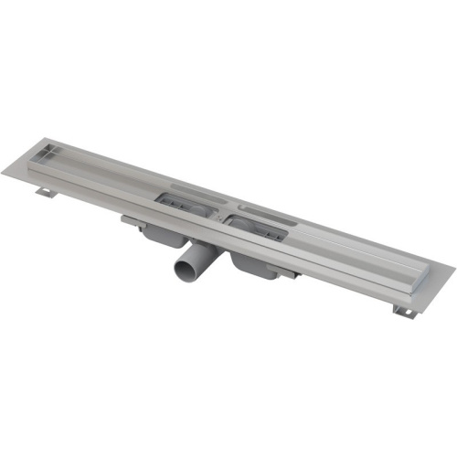 Душевой лоток Alcaplast APZ101-1150 LOW, с порогами, для перфорированной решетки, с горизонтальным стоком, L 1150мм
