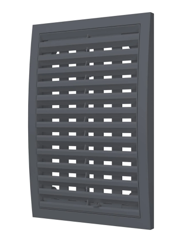 2030РРПН сер, Решетка наружная ASA вентиляционная регулируемая 200х300, серая