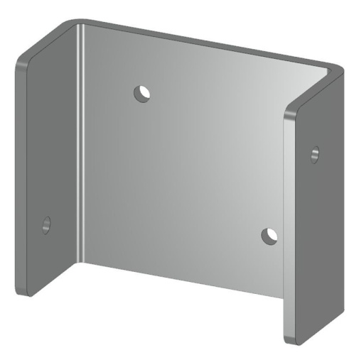 Скоба стальная для сдвойки профиля WALLBOX