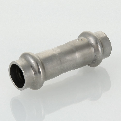 Муфта 18x18 пресс, нержавеющая сталь Valtec