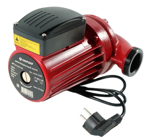 Насос циркуляционный Unipump UPC 32-120 220 мм, до 166 л./мин., три скорости