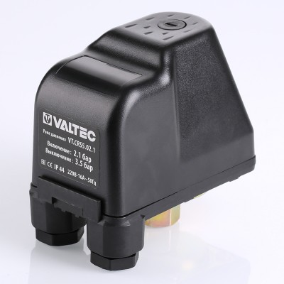 Реле давления Valtec 220 В, 50 Гц, 1/4" CRS-5 с накидной гайкой VT.CRS5.02.1
