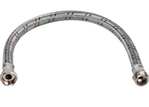 Подводка для воды 1" гайка-штуцер, длина 80см Stout