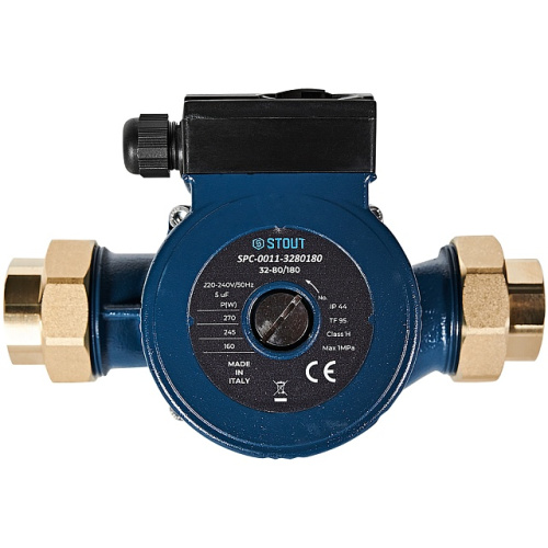 Циркуляционный насос Stout SPC-0011 32/80-180 мм, до 166 л./мин. с латунными гайками