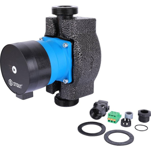 Циркуляционный насос Stout MINI 25/80-180 мм, до 71 л./мин., 3 режима работы
