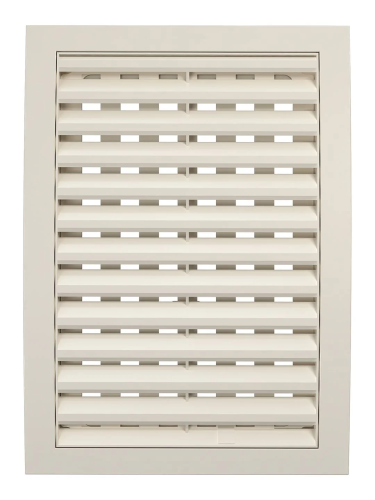 1825РРПН Ivory, Решетка наружная ASA вентиляционная регулируемая 180х250