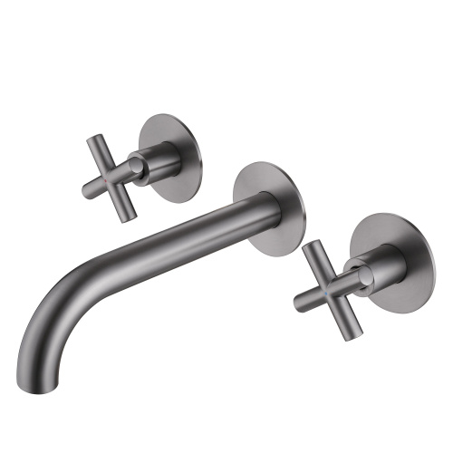 Смеситель для раковины ABBER Wasser Kreis AF81121NG скрытого монтажа, никель