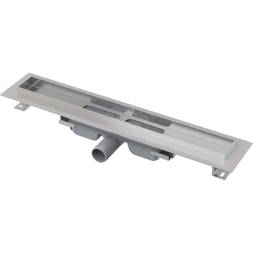 Душевой лоток Alcaplast Professional Low APZ106-750, с порогами для цельной решетки низкий, с горизонтальным сливом, 750 мм
