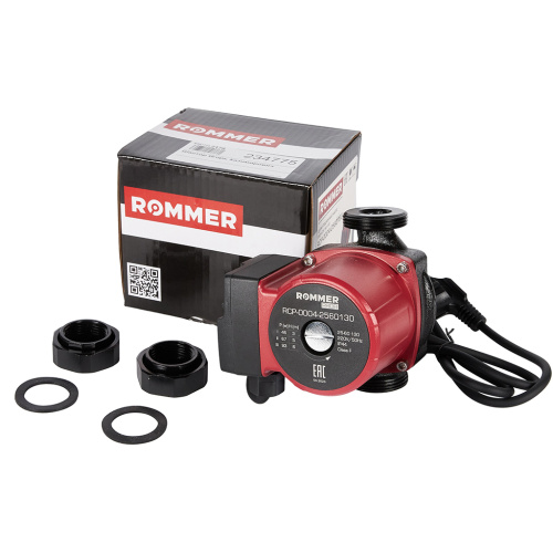 Циркуляционный насос Rommer PROFI 25/60-130 мм, до 58 л./мин.