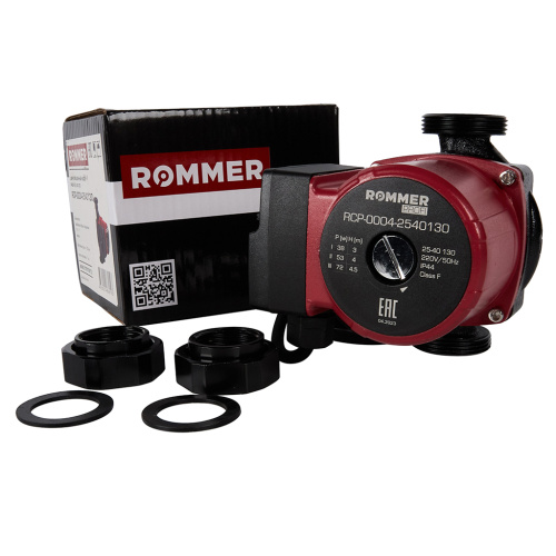 Циркуляционный насос Rommer PROFI 25/40-130 мм, до 51 л./мин.