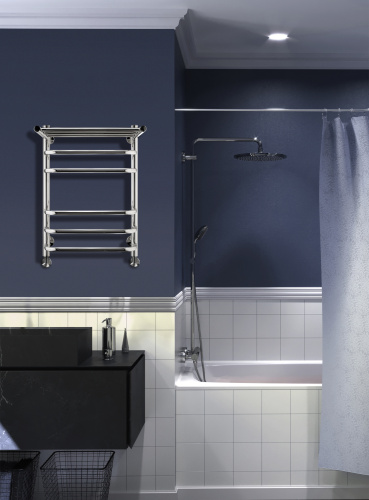 Полотенцесушитель Indigo Brace с полочкой 432x600