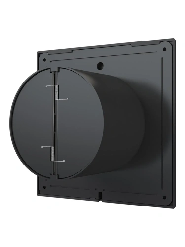 Вентилятор накладной с обратным клапаном D100 DiCiTi SLIM 4C Matt black