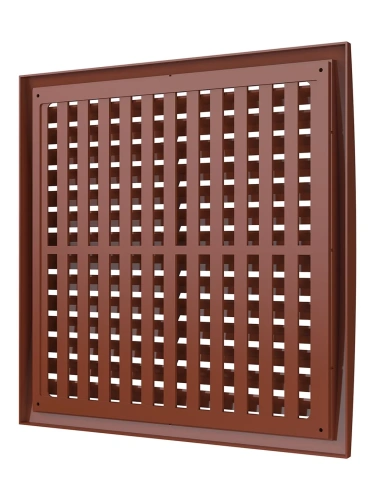 3535РРПН терр, Решетка наружная ASA вентиляционная регулируемая 350х350, терракотовая