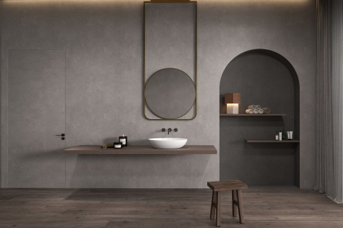 Раковина накладная ABBER Stein AS2635 белая матовая