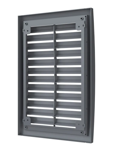 2030РРН сер, Решетка наружная ASA вентиляционная вытяжная 200х300, серая