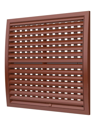 3535РРПН терр, Решетка наружная ASA вентиляционная регулируемая 350х350, терракотовая