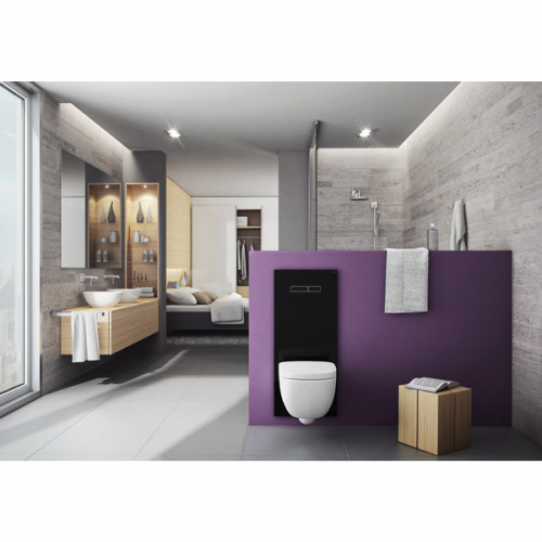 Верхняя панель TECElux с механическими клавишами, стекло чёрное, клавиши чёрные 9650005