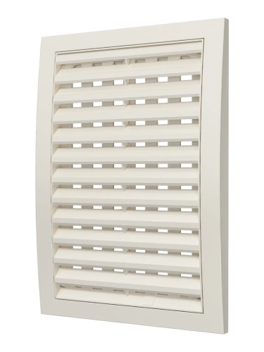 1825РРПН Ivory, Решетка наружная ASA вентиляционная регулируемая 180х250