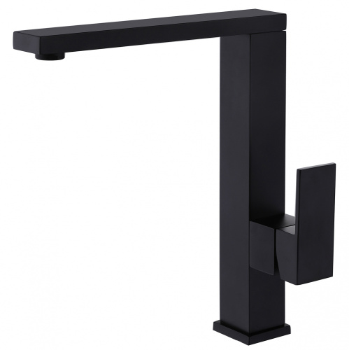 Смеситель для кухни ABBER Daheim AF8214B для кухни, черный матовый