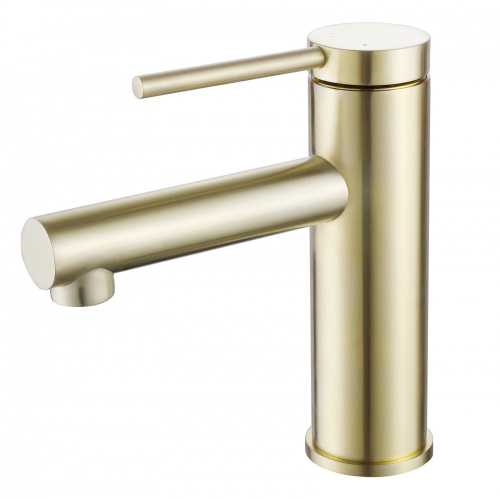 Смеситель для раковины ABBER Emotion AF8810G золото матовое