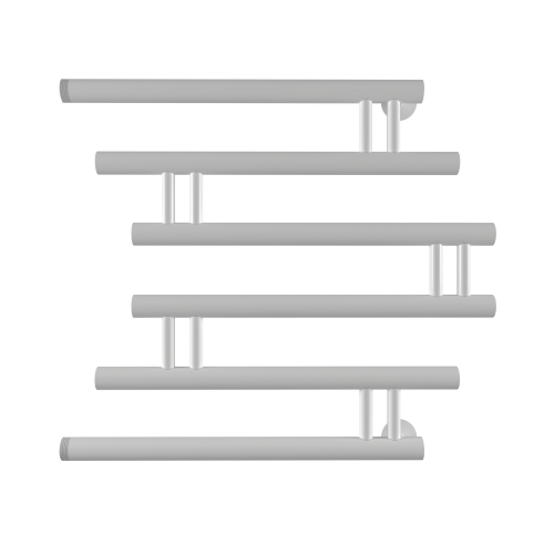 Полотенцесушитель Indigo Фокстрот Zip 710x632, белый матовый