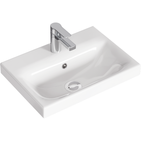 Тумба с умывальником AQWELLA Smart 50 Бетон светлый SRT0105BS