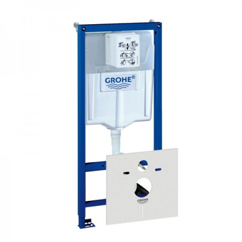 Инсталляция для унитаза 2 в 1 Grohe Rapid SL, бачок GD2, звукоизоляция, без клавиши 38539001
