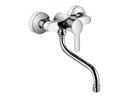 Смеситель для кухни Kludi Logo Neo 379240575 хром, настенный