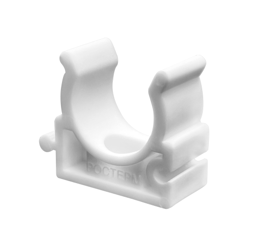 Крепление-клипса 25мм (белый) РОСТерм