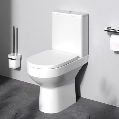 Унитаз-компакт Am.Pm Spirit V2.0 C708600WH белый, FlashClean безободковый