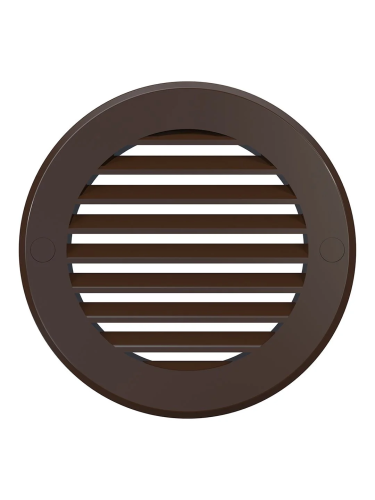 10РКН кор, Решетка наружная вентиляционная круглая D136 с фланцем D100, ASA кор