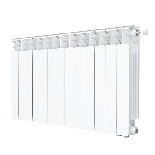 Биметаллический радиатор Rifar Base 500 Ventil VR - 13 секций, нижнее справа, белый