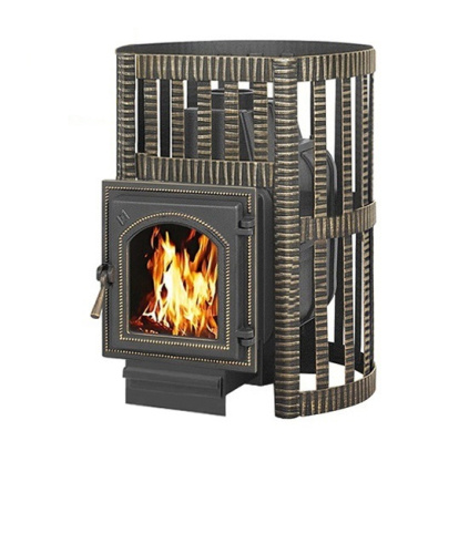 Чугунная печь для бани Везувий Легенда Ковка 22 (270) б/в