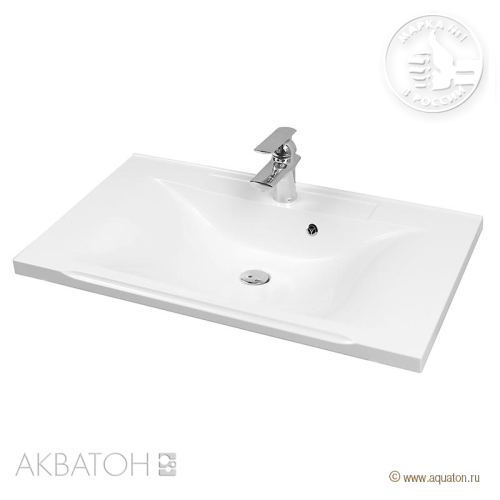 Раковина Акватон ПРЕМЬЕР 800 мебельная 1A702831PR010