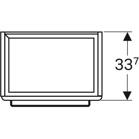 Шкафчик для раковины Geberit Renova Compact, с одной дверью 862060000