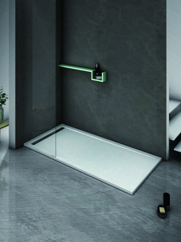 Душевой поддон 120x80 Cezares TRAY-AS-AH-120/80-30-W прямоугольный, литой мрамор