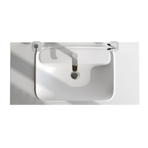 Раковина мебельная 100 Am.Pm Func M8FWPC01000WM белый матовый, литой мрамор