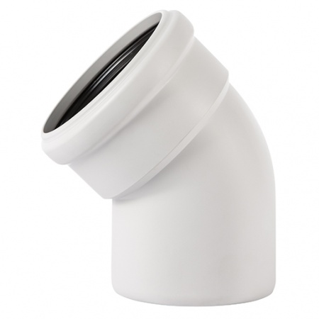 Отвод 110x45° SKB Ostendorf Skolan Safe бесшумная канализация