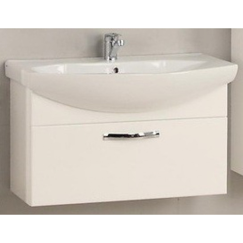 Тумба Акватон Ария 80 белый, подвесная 1A141701AA010