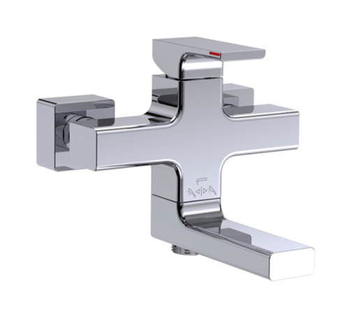 Смеситель для ванны Jacob Delafon Strayt E45370-CP хром, не поворотный излив (140мм)