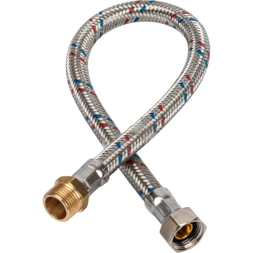 Подводка для воды 3/8" гайка-штуцер, длина 40см Stout