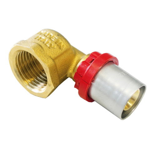 Угольник с резьбой пресс Tiemme 16x1/2"В металлопластик 1650001