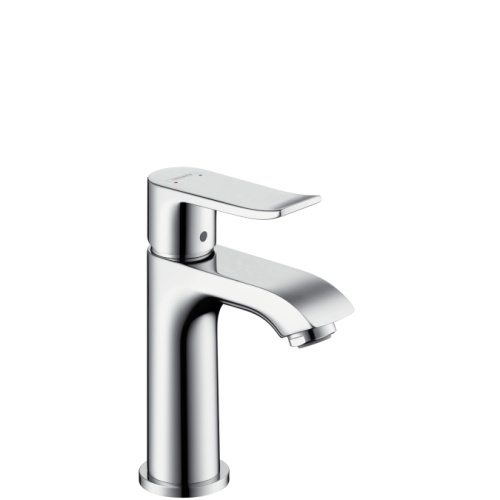 Смеситель для раковины Hansgrohe Metris 31088000 на маленькую раковину, хром, донный клапан