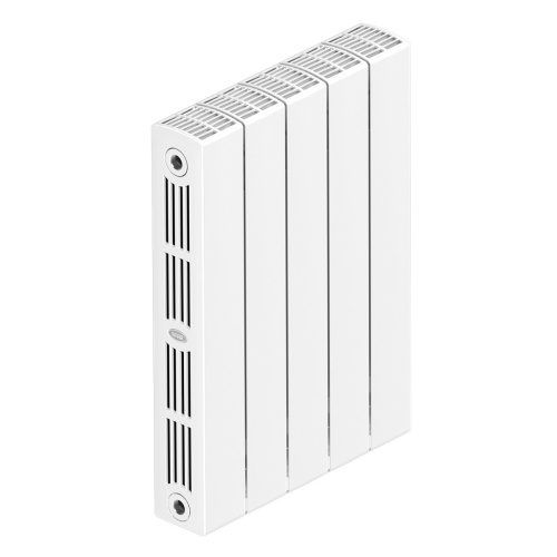 Биметаллический радиатор Rifar SUPReMO 500 - 5 секций, боковое, белый