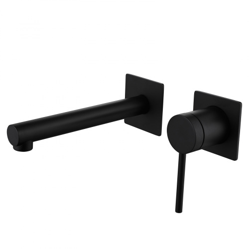 Смеситель для раковины ABBER Emotion AF8812B скрытого монтажа, черный матовый