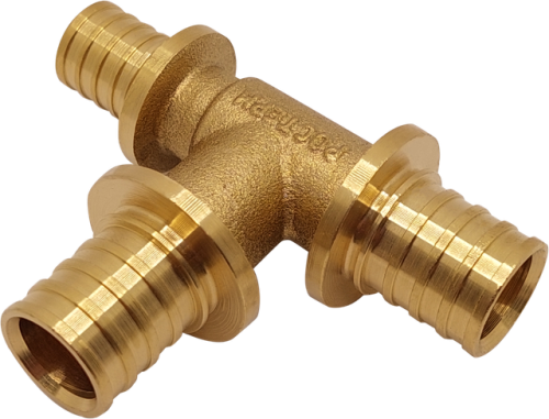 Тройник переходной РОСТерм 20x20x16 латунь PE-x 202016TBR